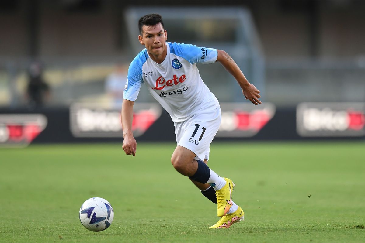 Chucky Lozano and Napoli started the season on the right foot: The Mexican gave an assist in the win against Hellas Verona