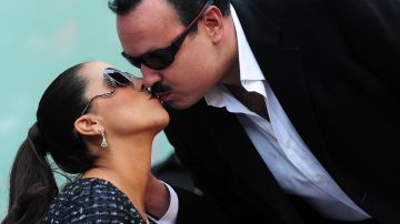 Aneliz y Pepe Aguilar | FREDERIC J. BROWN/AFP/GettyImages.