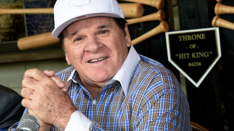 Pete Rose estaba en medio de una racha de hits de 15 juegos.