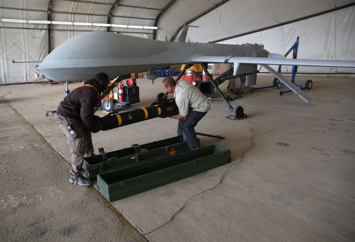 Los misiles Hellfire R9X pueden ser lanzados desde drones de combate 