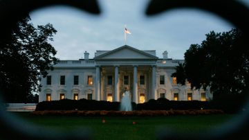 Una imagen del exterior de la Casa Blanca.