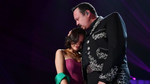 Pepe Aguilar y Ángela Aguilar | Gustavo Caballero/Getty Images for iHeart Radio.