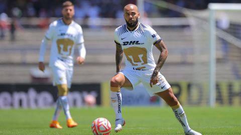 Dani Alves, lateral brasileño de los Pumas de la UNAM y ex FC Barcelona.