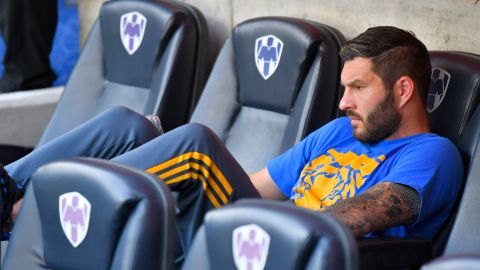 André-Pierre Gignac, goleador de los Tigres de la UANL.