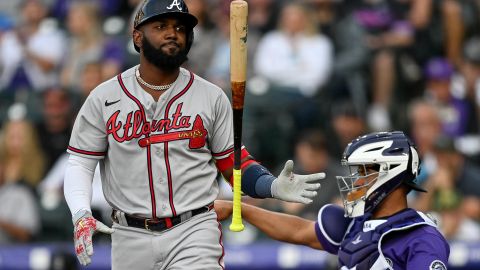 Marcell Ozuna de los Atlanta Bravos fue arrestado por manejar en estado de ebriedad.