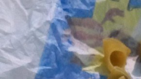 Marihuana escondida en fideos