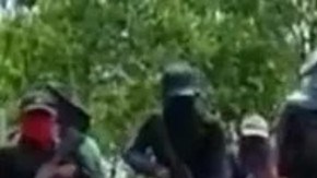 Miembros del CJNG en Oaxaca