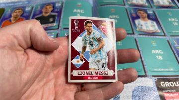 Qatar 2020: Estampa ‘Legend Golden’ de Lionel Messi es de las más caras entre los coleccionistas