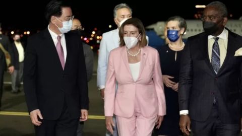 Pelosi llegó a Taiwán el martes como parte de una gira por Asia destinada a tranquilizar a los aliados en la región.