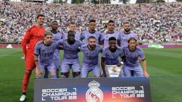 Equipo del Real Madrid durante su pretemporada en Estados Unidos.