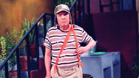 Roberto Gómez Bolaños en su personaje de "El Chavo del 8".