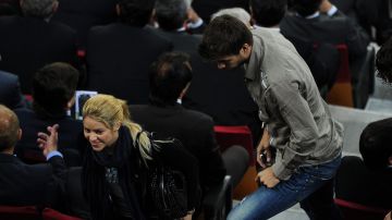 Shakira y Gerard Piqué en el 2011.