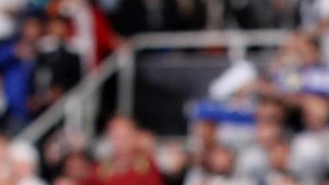 Thibaut Courtois celebrando la Supercopa de Europa con el Real Madrid.