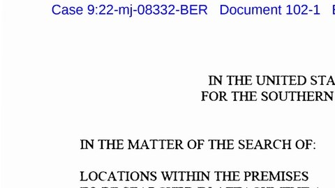 El Departamento de Justicia ha dado a conocer una versión limitada de la declaración jurada que sustenta el operativo del FBI contra Trump.