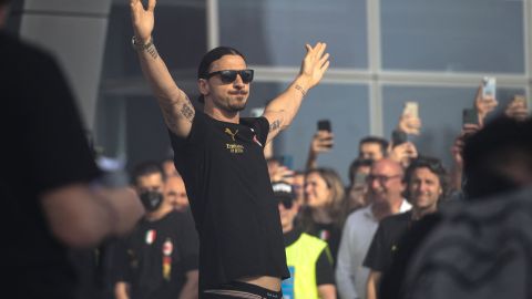 Zlatan Ibrahimovic viene de salir campeón en Italia con el AC Milan.