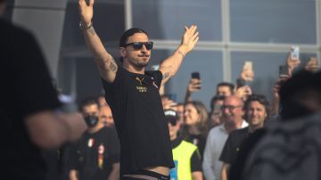 Zlatan Ibrahimovic viene de salir campeón en Italia con el AC Milan.