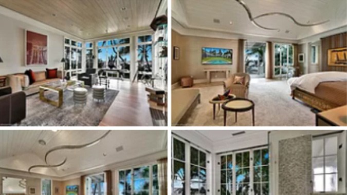 Así luce por dentro la emblemática mansión de Sylvester Stallone en Florida (Zillow)