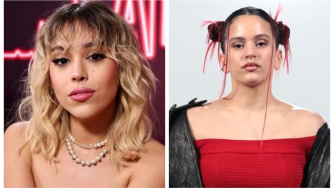 Danna Paola comparte fotos en las que posa con Rosalía, mostrándose como una gran fan