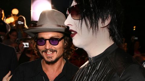 Johnny Depp y Marilyn Manson