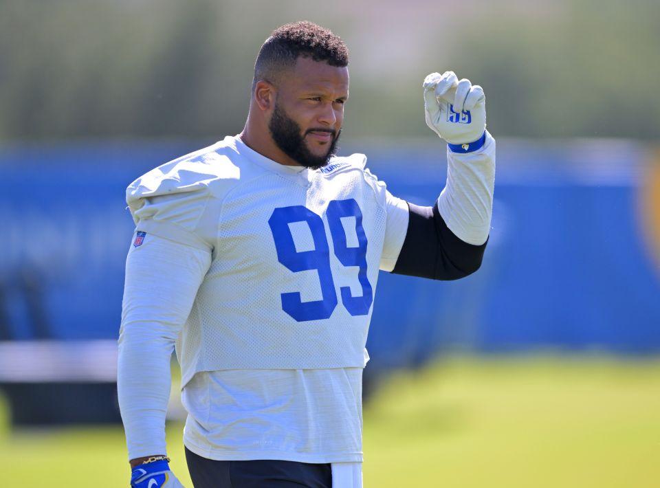 Aaron Donald and The Rock join forces in a training session that excites the Rams and makes the rest of the NFL tremble
