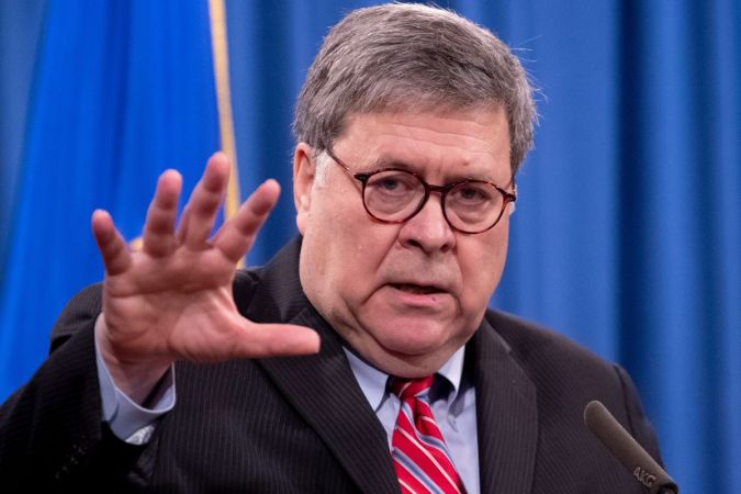 Bill Barr cree que el caso de New York en contra de Donald Trump ni siquiera llegará a juicio.