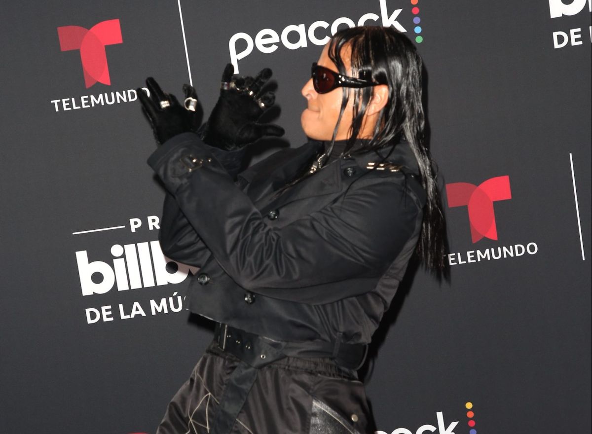 Elvis Crespo, cantante puertorriqueño en los Premios Billboard a La Música Latina 2022.