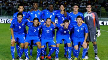 Selección de Italia que vería como uno de sus jugadores se retiraría.