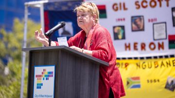 WEST HOLLYWOOD, CALIFORNIA - JUNE 05: Los Angeles County Supervisor Sheila Kuehl is seen at the AIDS Monument Groundbreaking on June 05, 2021 in West Hollywood, California. (Photo by Emma McIntyre/Getty Images for Foundation for the AIDS Monument)