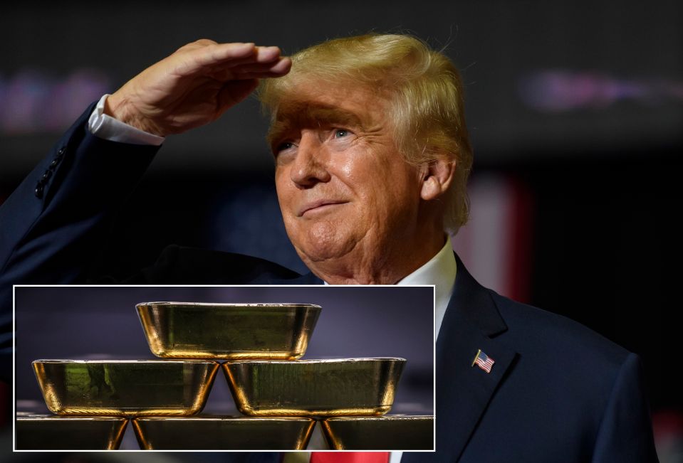 Trump was paid with gold bullion that he took to his tower in New York