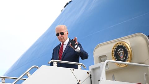 El presidente Joe Biden llegó a Nueva York, donde participará en la Asamblea General de la ONU.