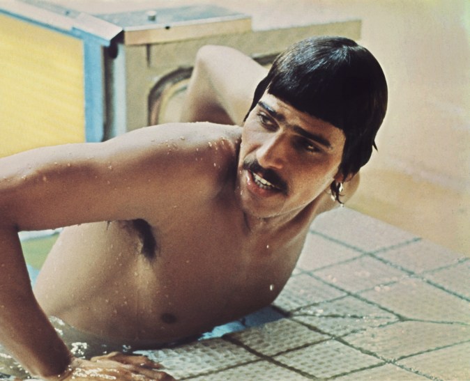 Mark Spitz, con su inconfundible bigote, tras ganar los 100 m mariposa en Múnich 1972. /Foto: STAFF/AFP/Getty Images