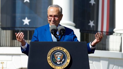 Chuck Schumer, líder de la mayoría demócrata en el Senado.