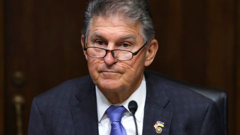 El senador demócrata Joe Manchin.