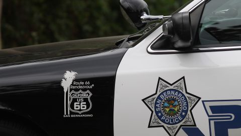 SAN BERNARDINO, CA - JULY 12: A message on a City of San Bernardino police car expresses community pride in historic Route 66, which runs through the city, on July 12, 2012 in San Bernardino, California. The San Bernardino City Council voted this week to file for Chapter 9 bankruptcy protection, making San Bernardino the second largest municipality in the nation ever to file for bankruptcy and the third in California to opt for bankruptcy in the past two weeks. Stockton, California with a population of nearly 300,000, became the biggest when it filed for bankruptcy on July 3. The Sierra Nevada Mountains ski town of Mammoth Lakes, California also voted for bankruptcy July 3. The city is facing a $45.8 million budget shortfall and is in danger of not making payroll for the next three months. City officials are set to discuss the next steps in the bankruptcy process and may also declare a fiscal emergency at its meeting July 16. (Photo by David McNew/Getty Images)