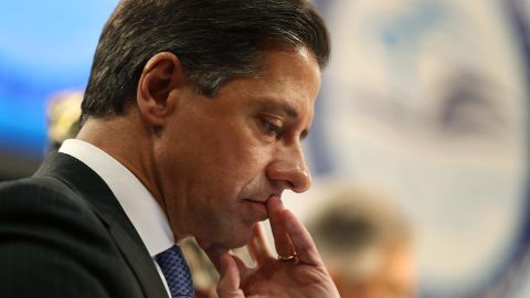 MIAMI, FL - MARCH 01: Miami-Dade Schools Superintendent Alberto Carvalho is seen during a school board meeting where he announced that he will turn down a job offer to become head of the New York City schools on March 1, 2018 in Miami, Florida. Mr. Carvalho made the announcement to not become New York City's schools chancellor during an emergency School Board meeting that had been called to discuss the news of the job offer. (Photo by Joe Raedle/Getty Images)