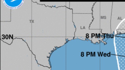 El gráfico muestra la posible trayectoria de la tormenta tropical Ian en los próximos 5 días.