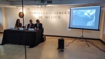 El Consulado de México en San Diego ofreció una conferencia de prensa para hablar sobre el caso de Marco Antonio Nápoles Rosales,