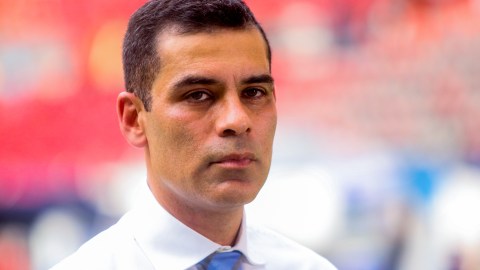 Rafa Márquez, entrenador de la filial del FC Barcelona.