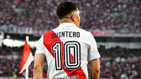 Juanfer Quintero jugador colombiano de River Plate.