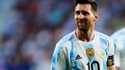 Lionel Messi con la Selección Argentina.