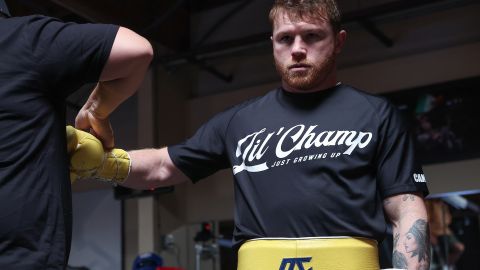 Saúl 'Canelo' Álvarez, boxeador mexicano.