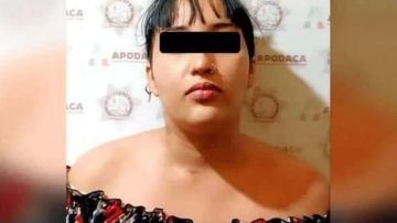 Mujer detenida en Nuevo León