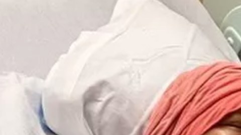 Leticia Muñoz cuando estuvo internada en el hospital hace unas semanas. (Suministrada)