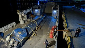 Narcosubmarino incautado transportaba tres toneladas de cocaína valuadas en $108 millones de dólares