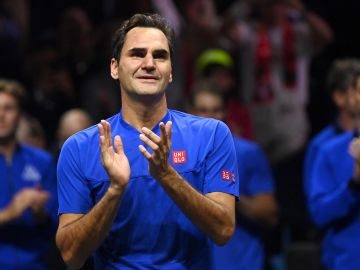Roger Federer se despidió de las canchas en la Laver Cup.