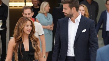 Shakira y el jugador del FC Barcelona, Gerard Piqué cuando aún eran pareja en el 2019.
