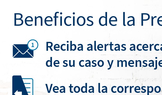 El gráfico ilustra los beneficios de presentar varios formularios de USCIS en línea. Cortesía: USCIS