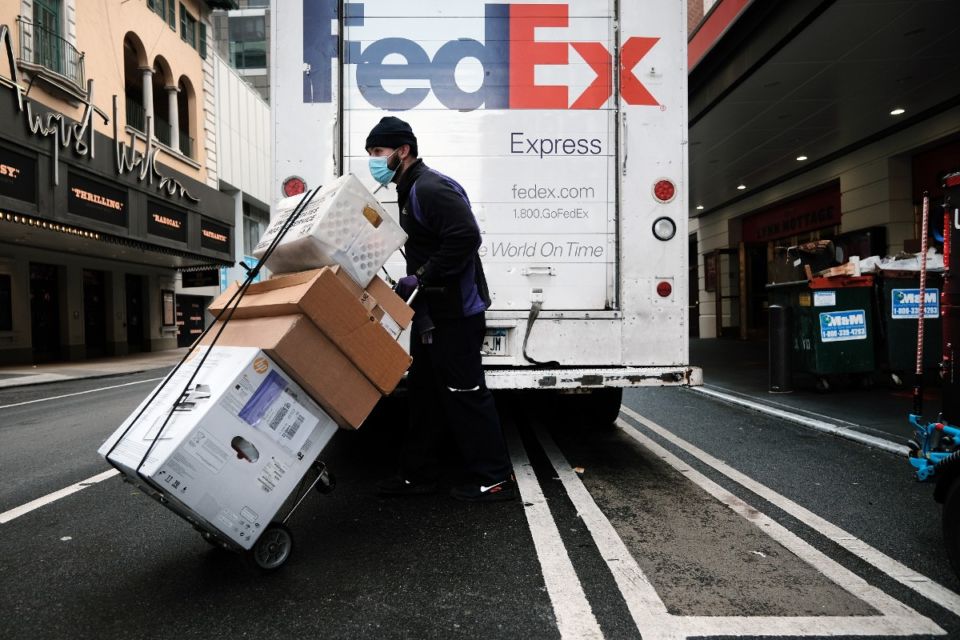 FedEx will increase its rates due to the drop in demand for its services worldwide