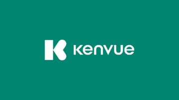 Imagen en color verde con unas letras en blanco que forma la palabra Kenvue.