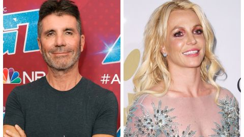Simon Cowell y Britney Spears